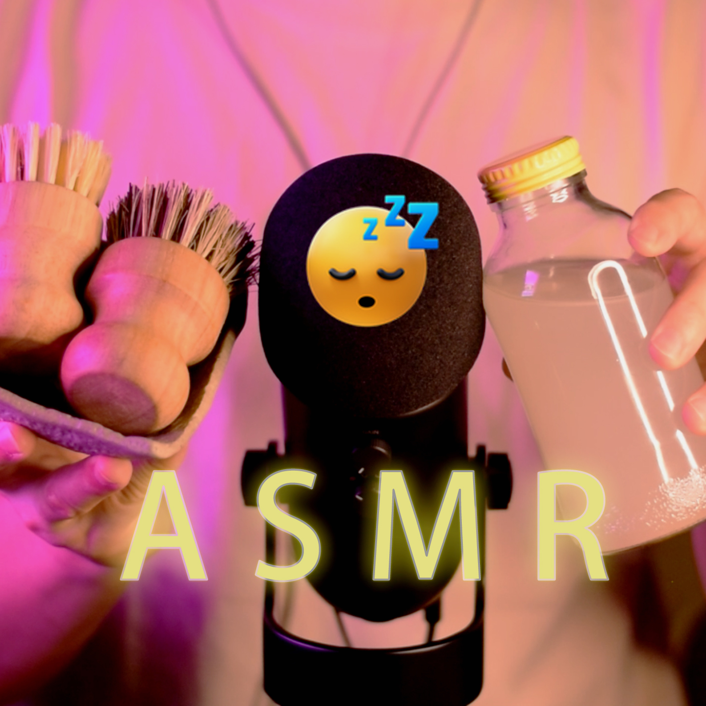 【ASMR-无人声】 手|木刷|陶盘|玻璃瓶 episode artwork
