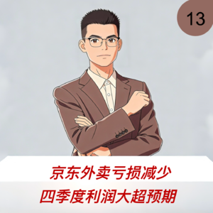 京东集团：4Q零售利润超预期，外卖亏损收窄