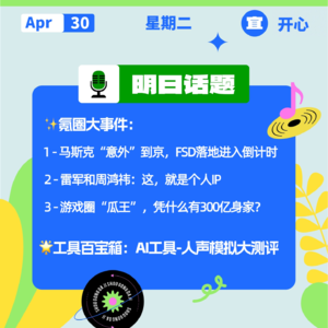 马斯克“意外”到京，带货FSD；雷军和周鸿祎：这，就是个人IP；游戏圈“瓜王”，身价300亿？| 开工大吉