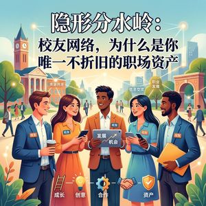 隐形分水岭：校友网络，为什么是你唯一不折旧的职场资产！
