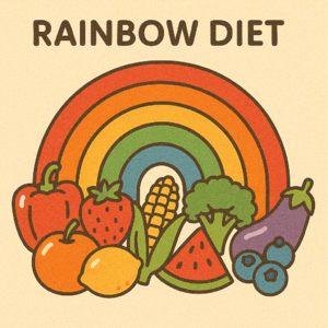 彩虹饮食法--你的餐盘够不够色？