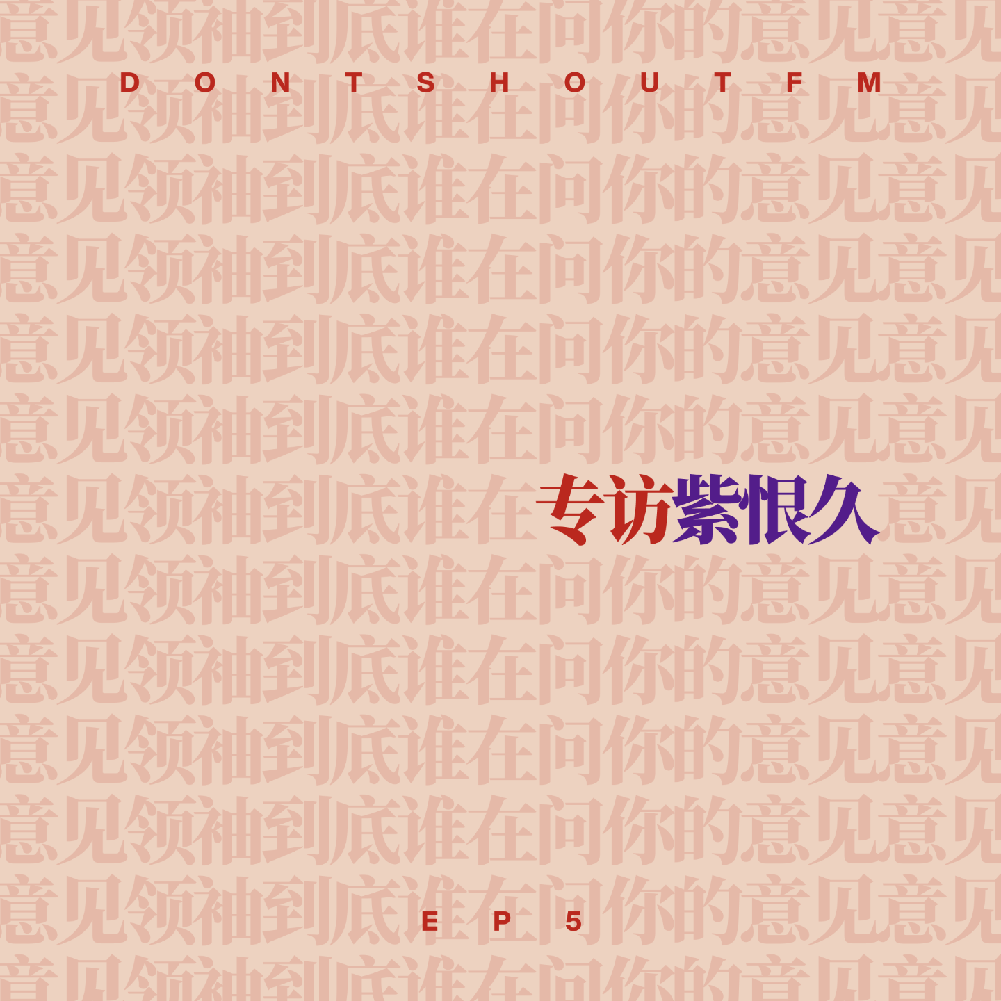 cover of episode 5 专访紫恨久：意见领袖，到底谁在问你的意见？