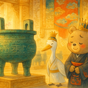 033楚王问鼎——好奇宝宝小熊王子（下）