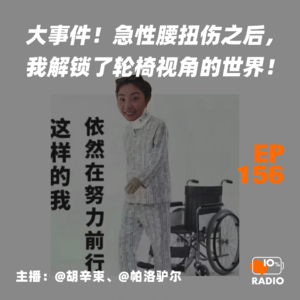 EP156-大事件！急性腰扭伤之后，我解锁了轮椅视角的世界！