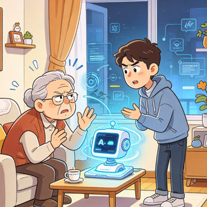 AI就是年轻人的兄弟姐妹，因为你爸妈听它的![吐槽脱口秀]