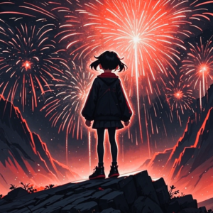 ᴺᴵᴳᴴᵀ⁰⁰²"₃̆̈夏天、烟火和我的尸体