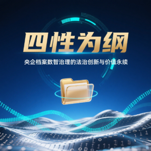 四性为纲：央企档案数智治理的法治创新与价值永续