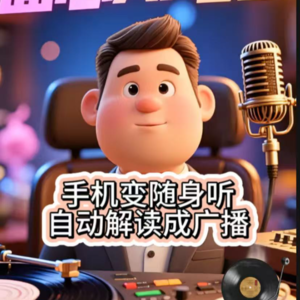 手机变随身广播：AI播客电台把新闻、小说、长文章自动语音解读给爸妈听