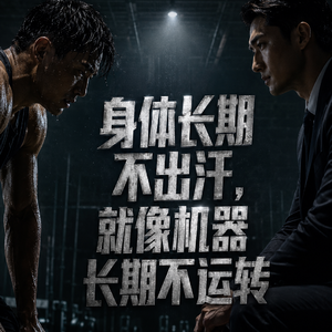 当你停止流汗，你的生命力正在以一种体面的方式萎缩