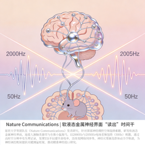 Nature Communications | 软液态金属神经界面“读出”时间干涉刺激