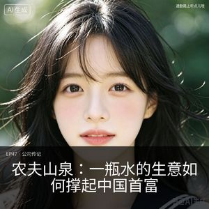 EP47 · 公司传记——农夫山泉:一瓶水的生意如何撑起中国首富