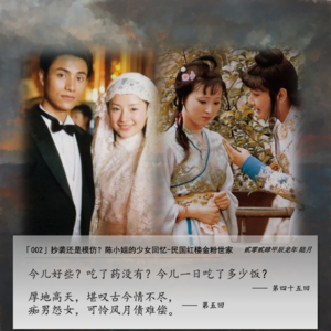 002」 宝黛相会是久别重逢？金玉良缘是无稽之谈？从金粉世家到红楼一梦