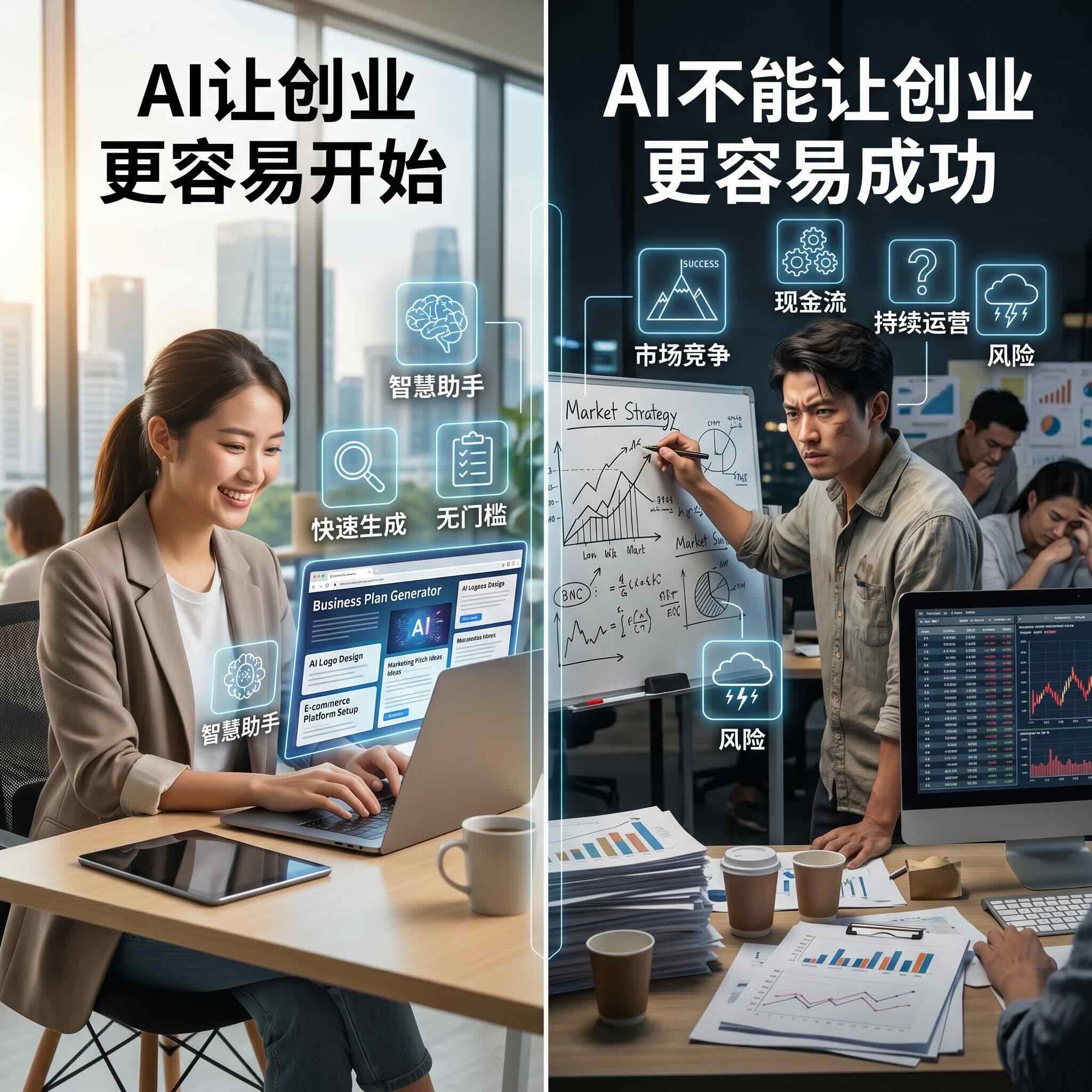 131|AI让创业更容易开始,但不能让创业更容易成功 Episode cover