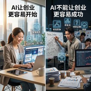 131｜AI让创业更容易开始，但不能让创业更容易成功
