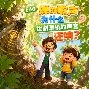 E46-蝉的歌声为什么比割草机的声音还响?|昆虫