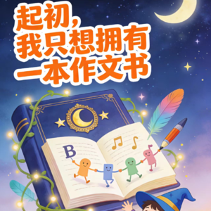 起初，我只想拥有一本作文书