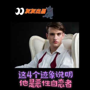 这4个迹象说明他是恶性自恋者