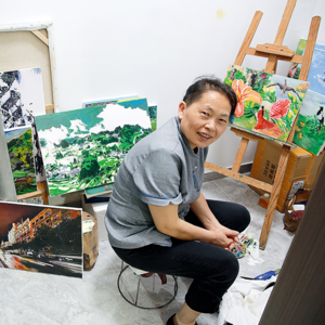 E679.当清洁女工成为画家：50岁，我的绝望终于有地方放了