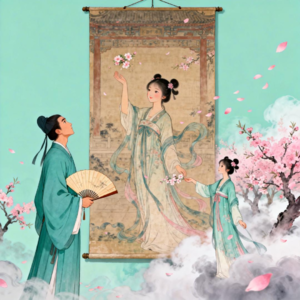 《聊斋》画壁：书生误入壁画仙境奇遇