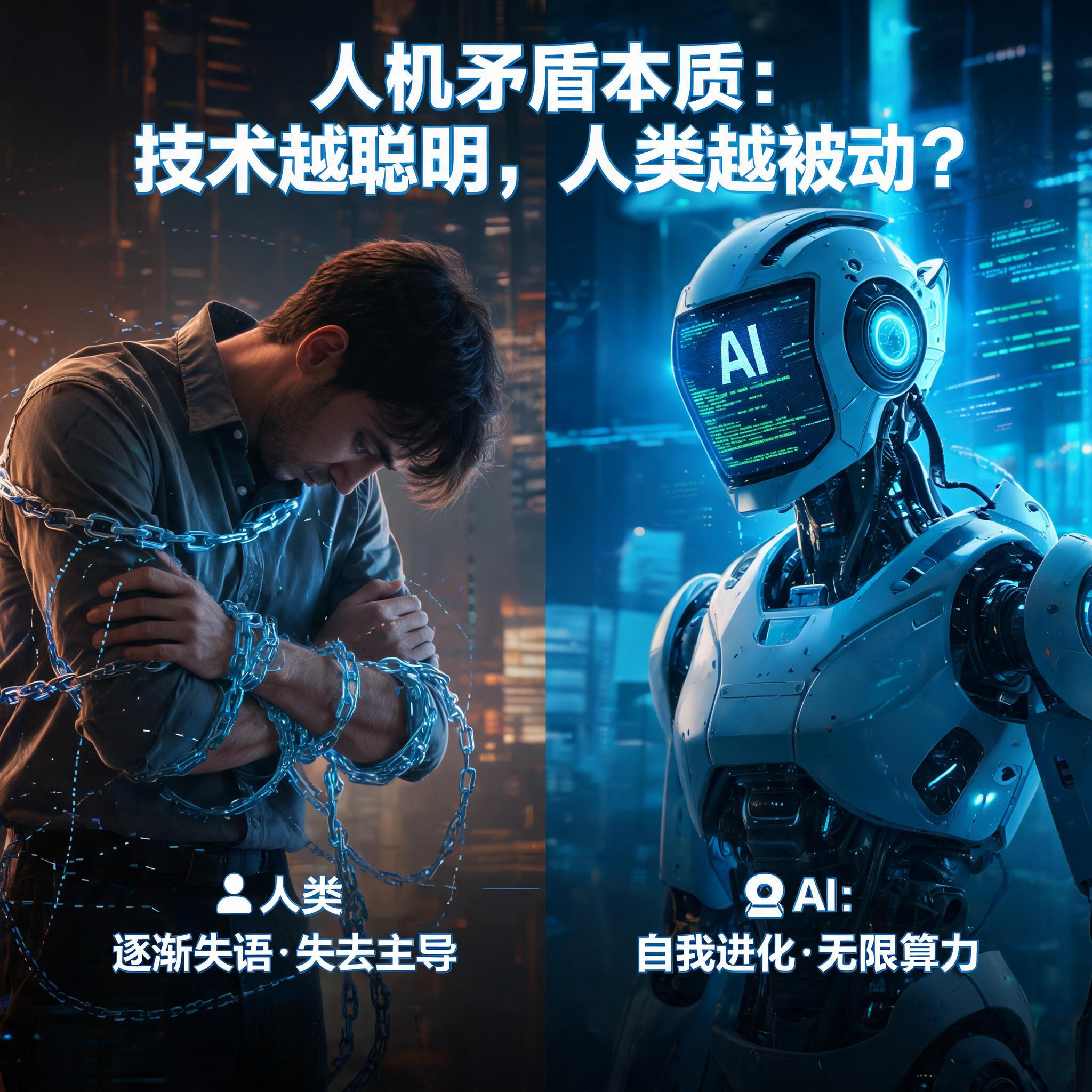 人机矛盾本质：技术越聪明，人类越被动？ episode artwork