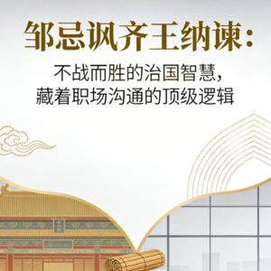 从《邹忌讽齐王纳谏》看职场沟通：顶级高手，从来都是“不战而胜”