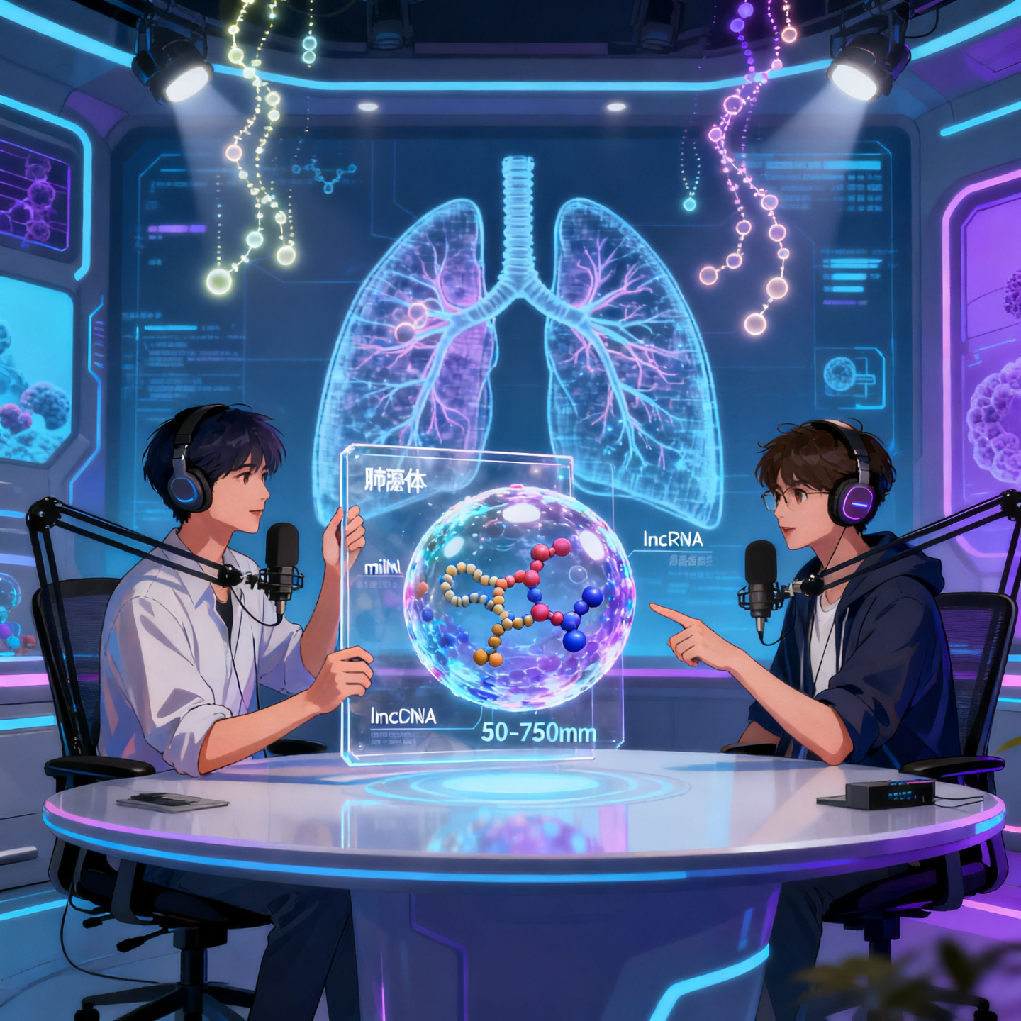 今天3分钟我们来聊聊肺部疾病新元凶？外泌体到底是个啥 episode artwork