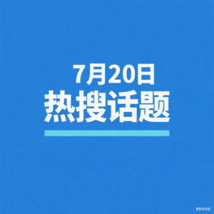 7-20热搜播报