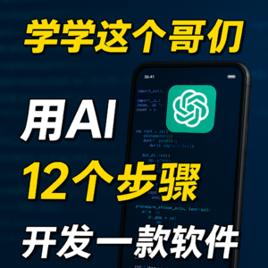 来学学这个哥们用 AI 12个步骤开发一款可商用的软件