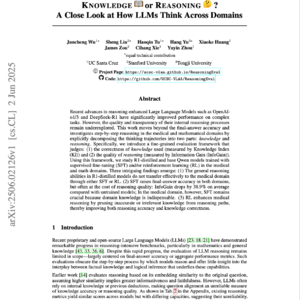 【第346期】（中文）LLM推理：知识与推理的协同作用