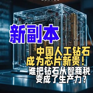 中国人工钻石,成为芯片新贵!谁把钻石从智商税变成了生产力?
