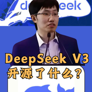 第418集 DeepSeek V3开源了什么？
