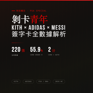 Episode 46: 兰灯吐新焰 桂魄朗圆辉「Kith Adidas Messi 三方联名PSA评级卡」