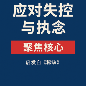 为什么越努力,越焦虑?聊聊稀缺思维陷阱,放下执念,拯救认知带宽!