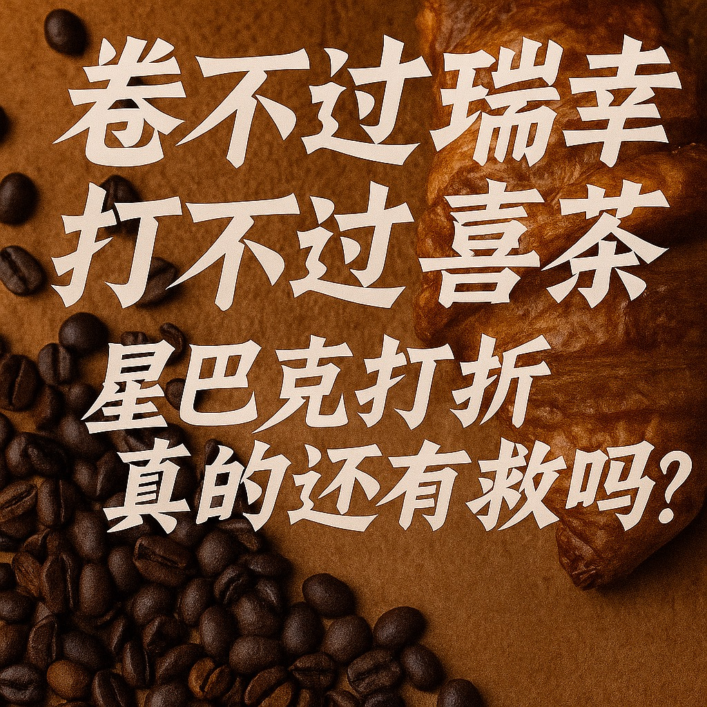 卷不过瑞幸、打不过喜茶，星巴克打折还有救吗？ episode artwork