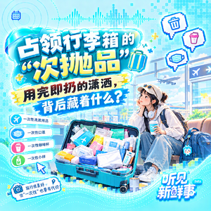 热点|占领行李箱的“次抛品”:用完即扔的潇洒,背后藏着什么?