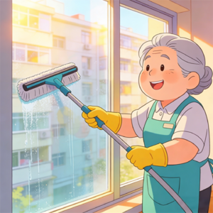 和女儿生活,但我不想放下打工赚钱的脚步