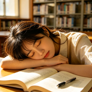 助眠锦鲤睡前故事13图书馆犯困