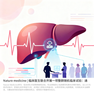 Nature medicine | 临床医生随机临床试验:通过人工智能心电图检测未诊断的肝硬化