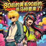 80后的黄毛90后的杀马特要来了！[吐槽脱口秀]