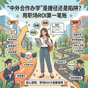 “中外合作办学”是捷径还是陷阱？用职场ROI算一笔账