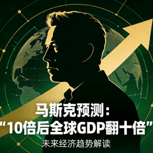 投资唠嗑15：10年后全球GDP翻10倍？马年投资盯紧马斯克！