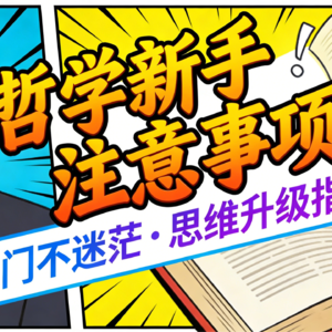004哲学新手注意事项与避坑指南