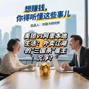 想赚钱,你得听懂这些事儿-美团vs阿里本地生活:外卖江湖的三国杀谁主沉浮?
