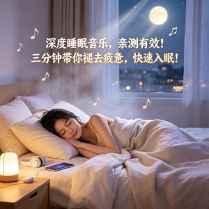 深度睡眠音乐，亲测有效！ 三分钟带你褪去疲惫，快速入眠！