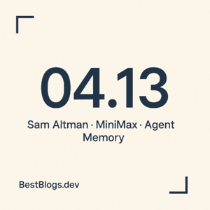 EP25 · Sam Altman 深度反思/AI 时代残酷真相/MiniMax 开源 · 04.13 早报