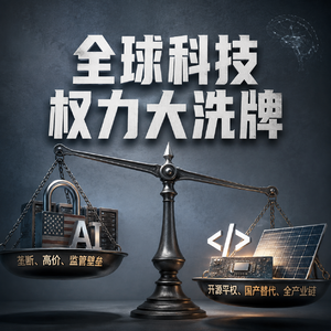 20260801解读:芯片崩盘与AI双寡头:活得久比跑得快重要！开源平权下中国如何破局？