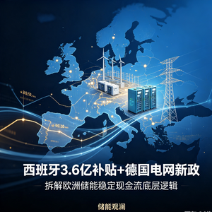 EP23｜西班牙 3.6 亿补贴叠加德国电网新政：拆解欧洲储能稳定现金流底层逻辑