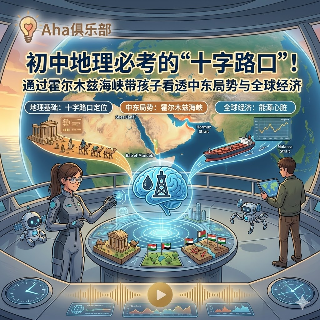 Vol2.2【百科】 初中地理必考的“十字路口”！通过霍尔木兹海峡带孩子看透中东局势与全球经济 episode artwork