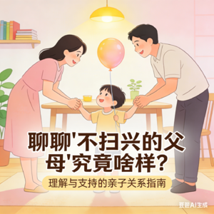 聊聊“不扫兴的父母”究竟啥样？