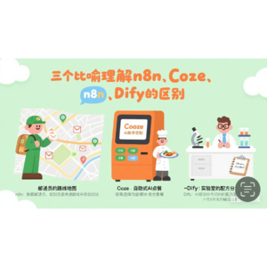 三个比喻理解n8n、Coze、Dify的区别